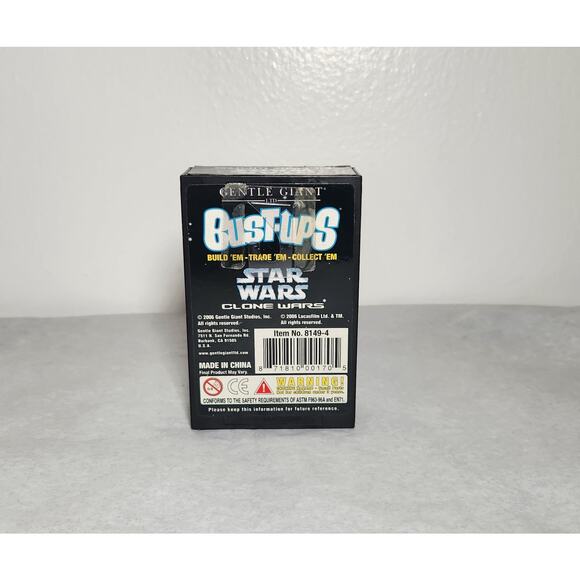 Star Wars Clone Wars 2"-3" Gentle Giant Bust Ups Lot Of 5 Pre-owned - Picture 7 of 7